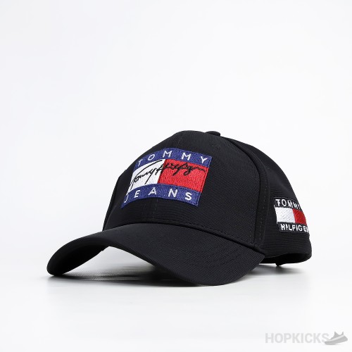 Tommy Hilfiger Large Flag Black Cap